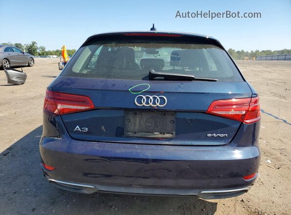 WAUTPBFF3HA055710 2017 AUDI A3 Blue Հետևի տեսք
