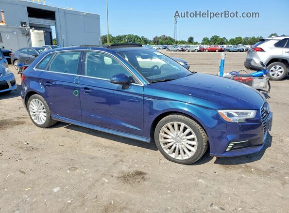 WAUTPBFF3HA055710 2017 AUDI A3 Blue Առջևի աջ