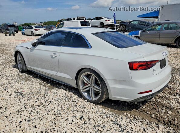 WAUUNAF57JA026759 2018 AUDI A5 White Trasero izquierdo