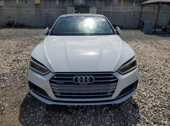WAUUNAF57JA026759 2018 AUDI A5 White Vista frontal