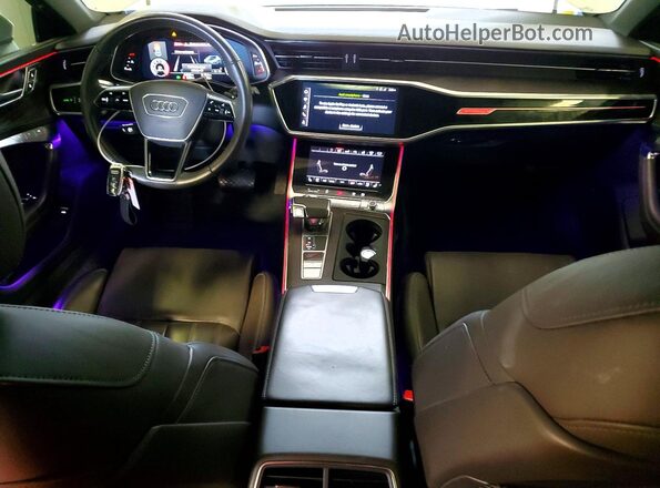 WAUV2AF2XKN100107 2019 AUDI A7 White Вид панелі приладів
