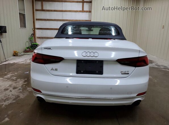 WAUYNGF55JN005471 2018 AUDI A5 White Вид ззаду