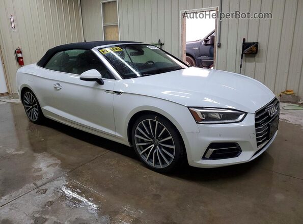 WAUYNGF55JN005471 2018 AUDI A5 White Передня права чверть