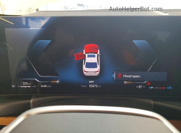 WBA13LA09TFW58894 2026 BMW 3 SERIES White Instrument cluster view