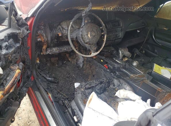 WBA1K9C57GV321666 2016 BMW 2 SERIES Красный Вид панели приборов