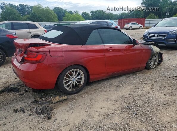 WBA1K9C57GV321666 2016 BMW 2 SERIES Красный Задняя правая четверть