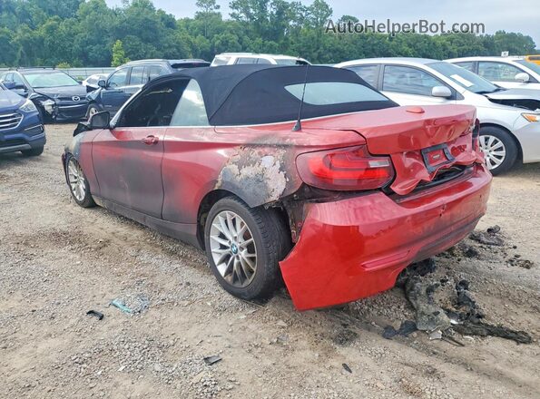 WBA1K9C57GV321666 2016 BMW 2 SERIES Красный Задняя левая четверть