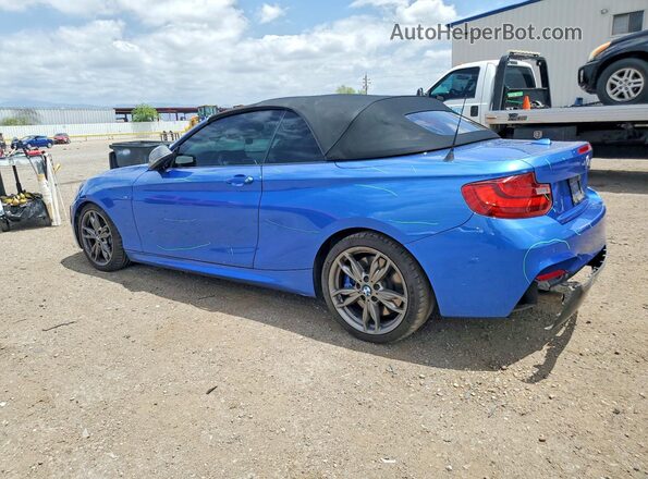 WBA1M1C51GV394706 2016 BMW M2 Blue უკანა მარცხენა