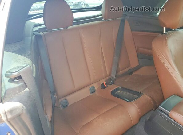 WBA1M1C51GV394706 2016 BMW M2 Blue უკანა სავარძლების ხედი