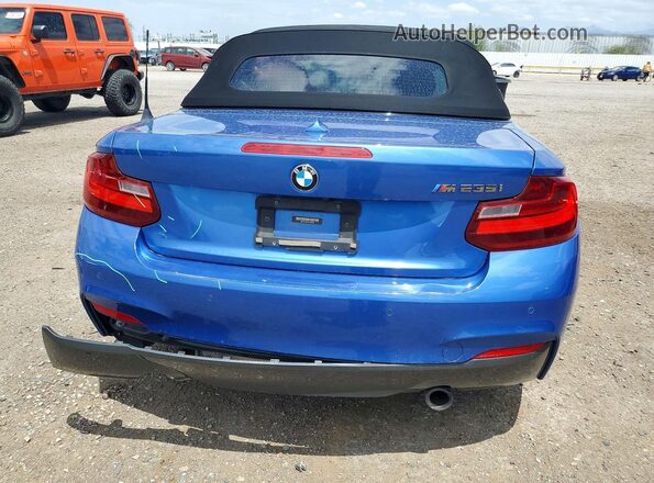 WBA1M1C51GV394706 2016 BMW M2 Blue უკანა ხედი