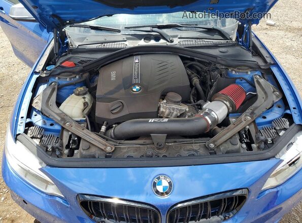 WBA1M1C51GV394706 2016 BMW M2 Blue უკანა სალონის ხედი