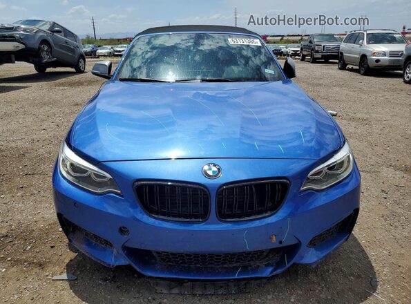 WBA1M1C51GV394706 2016 BMW M2 Blue წინა ხედი