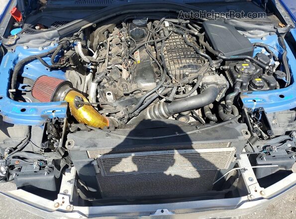 WBA2G3C55HV640858 2017 BMW M2 Blue Вид задньої частини салону