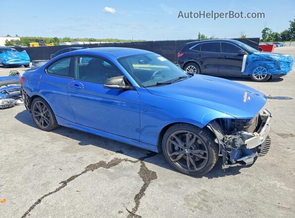 WBA2G3C55HV640858 2017 BMW M2 Blue Передня права чверть