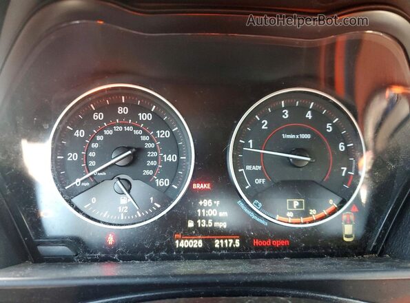 WBA2G3C55HV640858 2017 BMW M2 Blue Вид щитка приладів