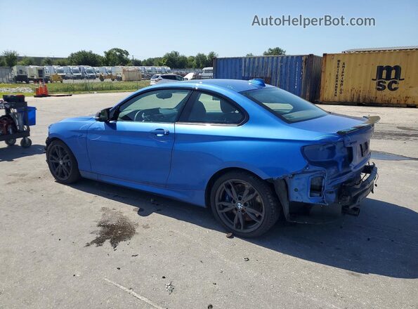 WBA2G3C55HV640858 2017 BMW M2 Blue Задня ліва чверть