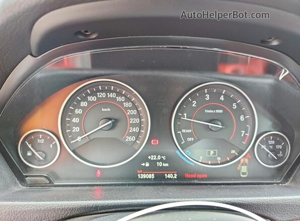 WBA3N9C56GK249764 2016 BMW 4 SERIES White Vista del cuadro de instrumentos
