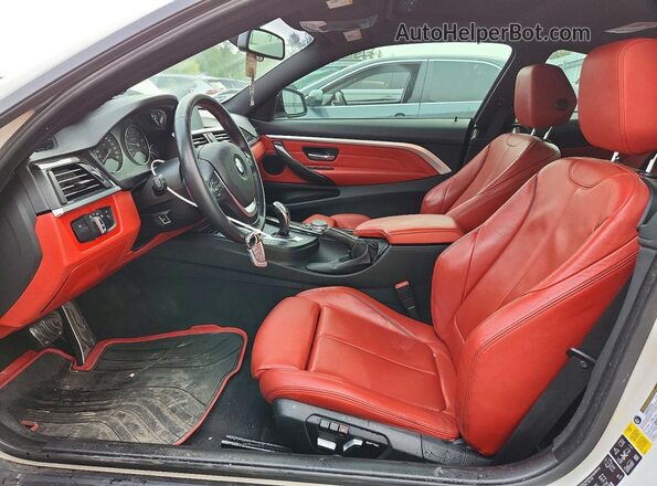 WBA3N9C56GK249764 2016 BMW 4 SERIES White Vista interior delantera