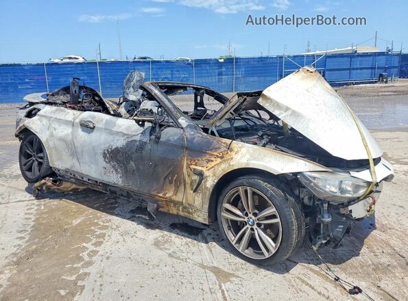 WBA3T3C50G5A41223 2016 BMW 4 SERIES Пожар Передняя правая четверть