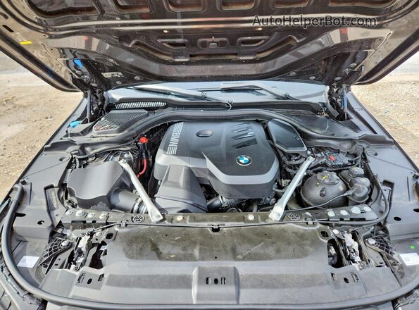 WBA43FJ04RCS78094 2024 BMW 5 SERIES Gray Вид задньої частини салону