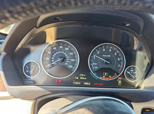 WBA4A9C55GGL89629 2016 BMW 4 SERIES Черный Вид щитка приборов