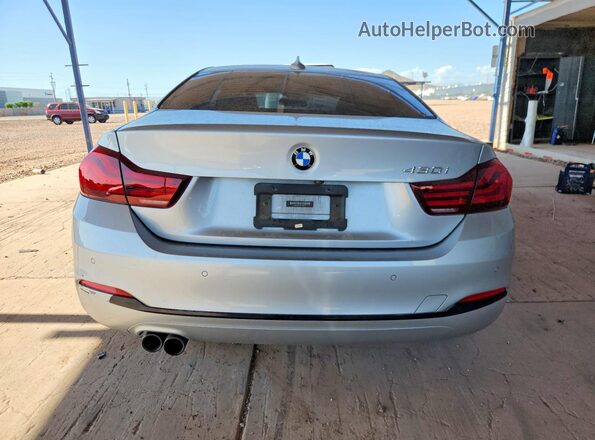 WBA4W3C01LFJ83744 2020 BMW 4 SERIES Silver უკანა ხედი