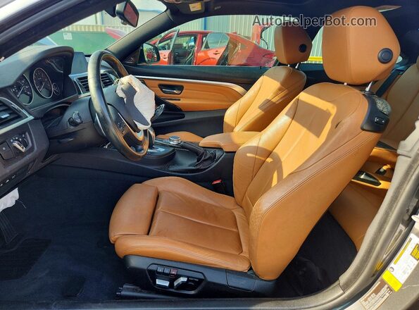 WBA4W3C53KAF92306 2019 BMW 4 SERIES Gray Front interior view