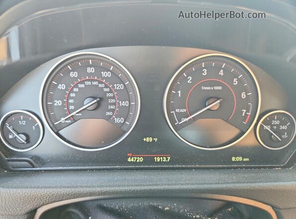 WBA4W3C53KAF92306 2019 BMW 4 SERIES Gray Instrument cluster view