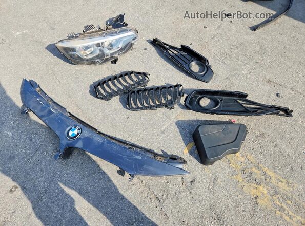 WBA4W3C53KAF92306 2019 BMW 4 SERIES Gray Engine compartment view