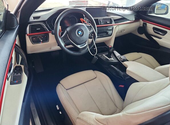 WBA4W5C5XJAA49741 2018 BMW 4 SERIES White Widok deski rozdzielczej