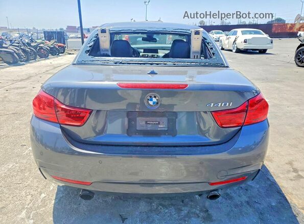 WBA4Z5C53KEE17064 2019 BMW 4 SERIES Gray Rear view