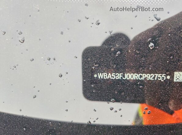 WBA53FJ00RCP92755 2024 BMW 5 SERIES Gray Engine compartment view