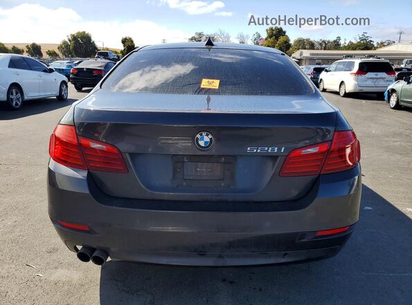 WBA5A5C55GD527670 2016 BMW 5 SERIES Charcoal Rear view