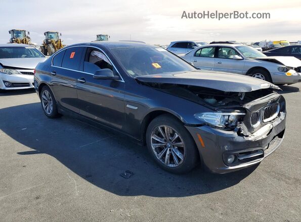 WBA5A5C55GD527670 2016 BMW 5 SERIES Charcoal Front right