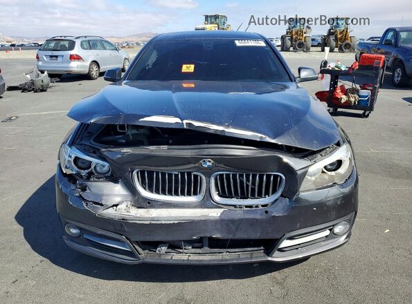 WBA5A5C55GD527670 2016 BMW 5 SERIES Charcoal Front view