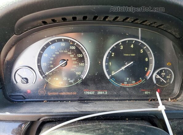 WBA5A5C55GD527670 2016 BMW 5 SERIES Charcoal Instrument cluster view