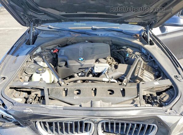 WBA5A5C55GD527670 2016 BMW 5 SERIES Charcoal Rear interior view