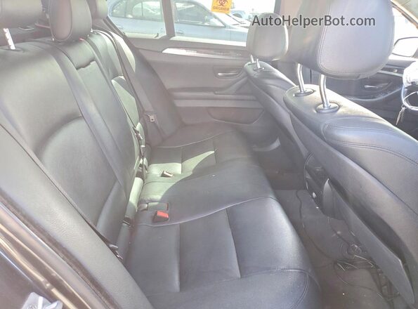WBA5A5C55GD527670 2016 BMW 5 SERIES Charcoal Rear seats view