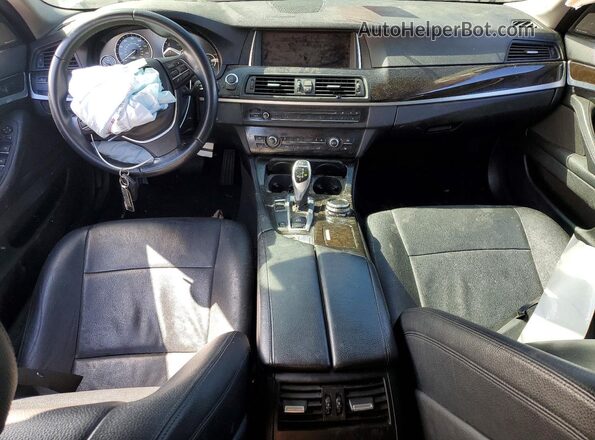WBA5A5C55GD527670 2016 BMW 5 SERIES Charcoal Dashboard view