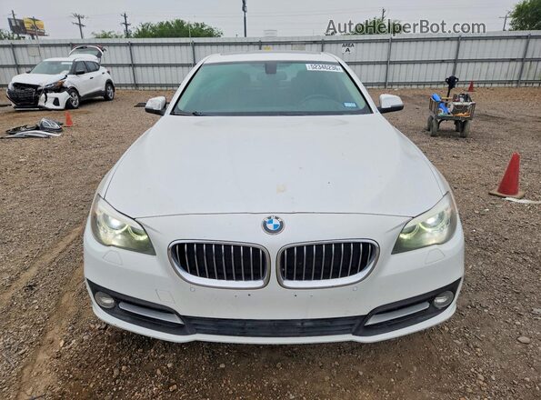 WBA5A5C56GG352988 2016 BMW 5 SERIES Белый Вид спереди