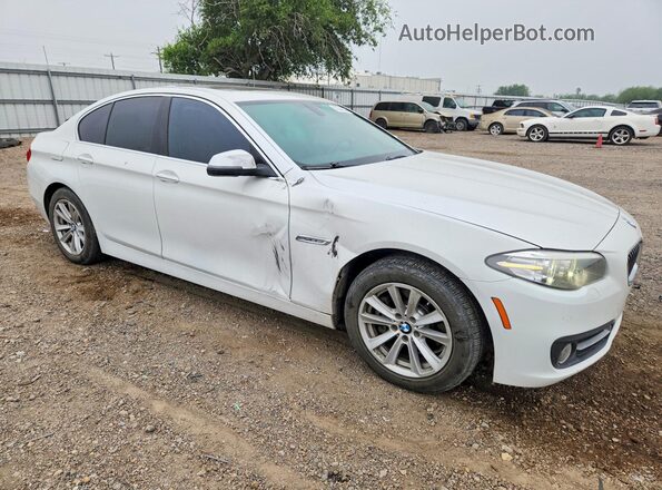 WBA5A5C56GG352988 2016 BMW 5 SERIES Белый Передняя правая четверть