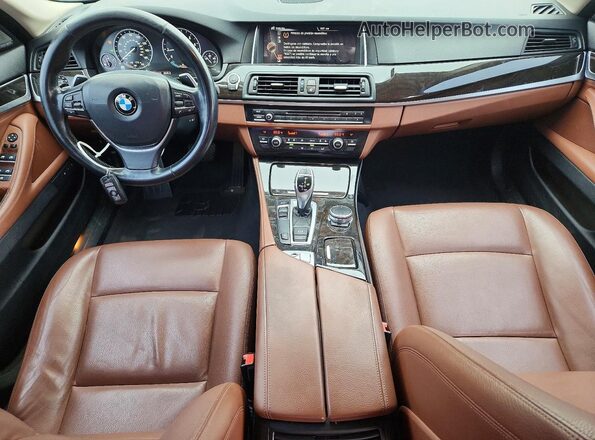 WBA5A5C56GG352988 2016 BMW 5 SERIES Белый Вид панели приборов