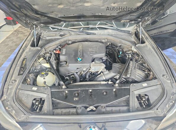 WBA5A5C5XGG354839 2016 BMW 5 SERIES Black Вид задньої частини салону
