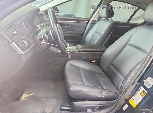 WBA5A5C5XGG354839 2016 BMW 5 SERIES Black Вид салону спереду