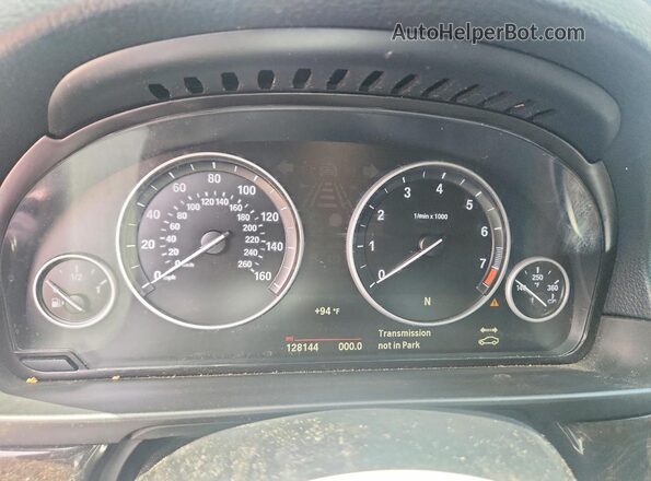 WBA5A5C5XGG354839 2016 BMW 5 SERIES Black Вид щитка приладів