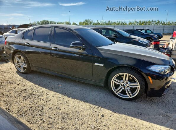 WBA5A7C53GG642262 2016 BMW 5 SERIES Black წინა მარჯვენა