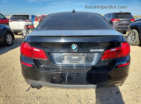 WBA5A7C53GG642262 2016 BMW 5 SERIES Black უკანა ხედი