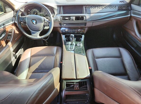 WBA5A7C54GG149478 2016 BMW 5 SERIES Silver Вид панелі приладів