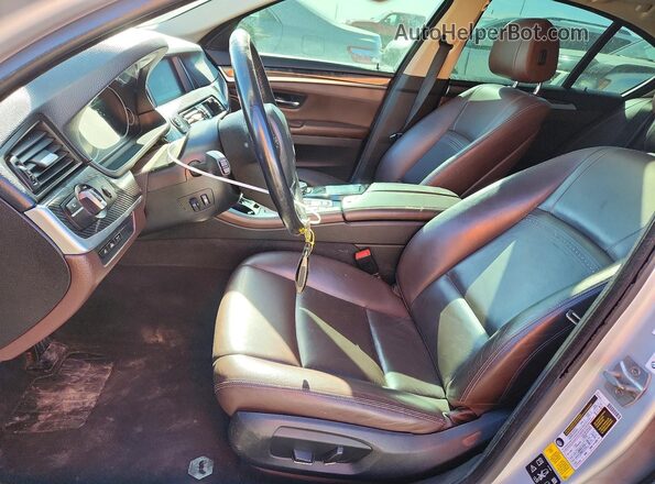 WBA5A7C54GG149478 2016 BMW 5 SERIES Silver Вид салону спереду