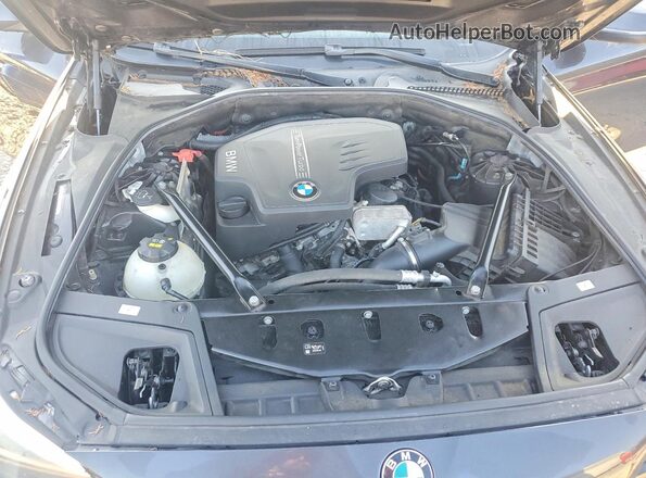 WBA5A7C54GG642173 2016 BMW 5 SERIES Charcoal Rear interior view